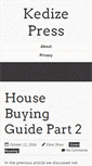 Mobile Screenshot of kedziepress.com